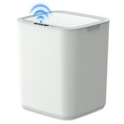 Large Bathroom Trash Cans with Lid, 4.75 Gallons Touchless Trash Bin, Automatic Trash Cans Touchless, Waterproof Smart Trash Can for Bedroom, Bathroom, Office, Living Room, Toilet, RV